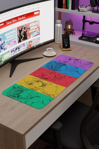 Fairy Tail Anime V5 - 70x30 Xl Gaming Kauçuk Kaymaz Taban Mouse Pad Fare Altlığı