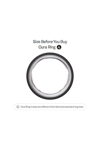 Oura Ring 4 Stealth Akıllı Sağlık Ve Aktivite Yüzüğü Beden 7 Akıllı Yüzükler