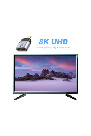 Generic Thunderbolt 3 İçin Taşınabilir Usb Tip C - Displayport 8k 60hz Dönüştürücü Adaptör