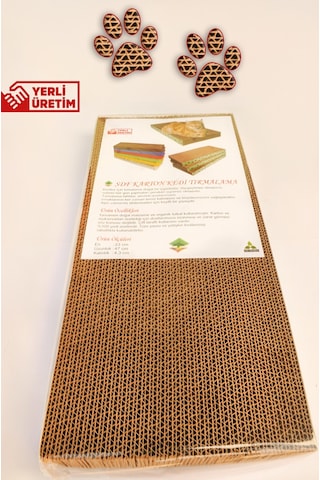 Sdf Kereste Kedi Tırmalama Karton Düz 23 x 47 x 4 CM