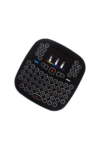 2.4ghz I18 Mini Kablosuz Klavye Touch Pad Işıklı Klavye