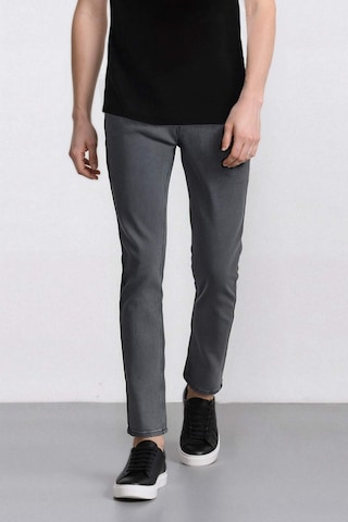 Defacto Pedro Slim Fit Dar Kalıp Normal Bel Dar Paça Jean Pantolon E7440ax25smnm55 Gri