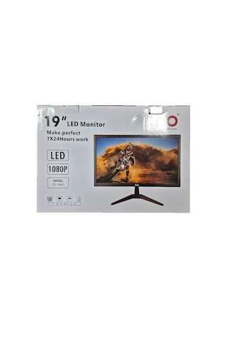 Trio 19" Led Monitör Vga Hdmı Dahili Hopalör