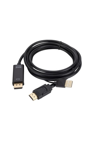 Novahub Hdmı - Usbpratik Güç Kaynağı İle Adaptör Kablosu, 1.8m Siyah