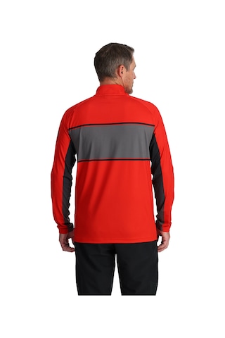 Spyder Paramount 12 Zip Erkek Kırmızı İçlik Üst 22417