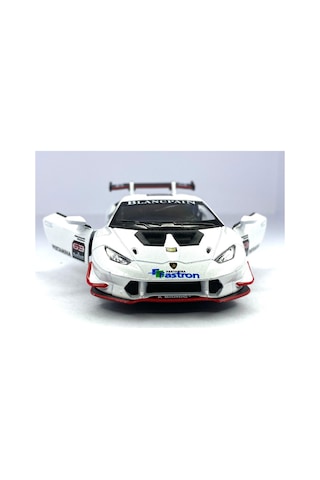 Kinsmart Lamborghini Huracan Lp620-2 Super Trofeo Çek Bırak Beyaz
