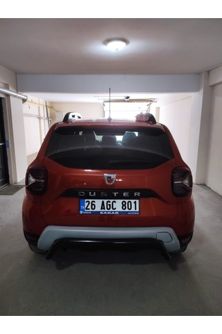 DACIA DUSTER SİYAH ARKA TAMPON KORUMA TÜM MODELLERLE UYUMLU