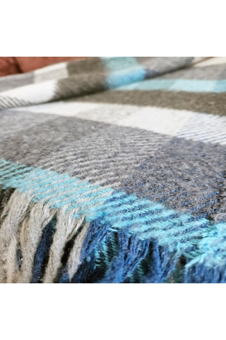 Çift Kişilik Pamuklu Battaniye 180x200 Cm 5034 Çok Renkli