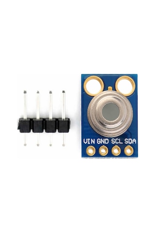 Gy-906 Kızılötesi Sıcaklık Sensör Modülü -70c/380c Mlx90614 Termometre Temassız Dijital Isı Ölç.ııc