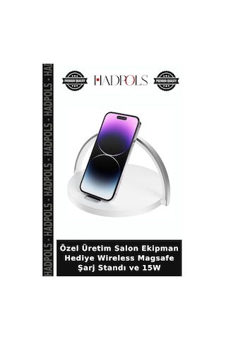 Özel Üretim Salon Ekipman Hediye Wireless Magsafe Şarj Standı Ve 15w