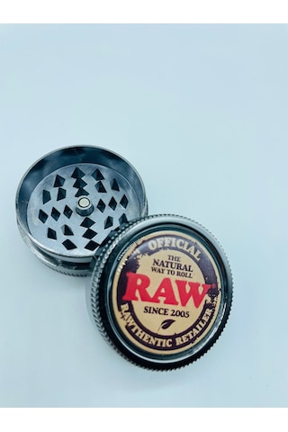 Raw Metal 2parça Tutun Öğütücü Grinder 50 MM