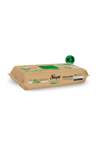 Sleepy Bio Çözünür Yüzey Temizlik Havlusu&Mendili Çay Ağacı&Misket Limonu 3x50 (150 Yaprak)