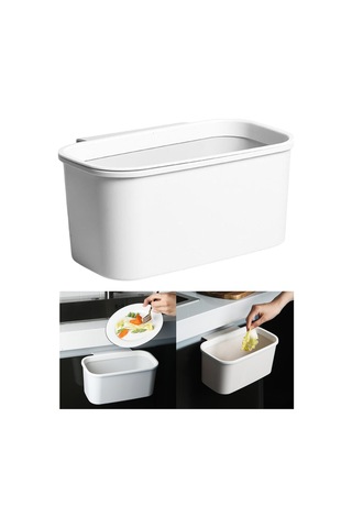 Suntek Magideal Magideal Küçük Katlanabilir Çöp Kovası Asılı Yatak Gri