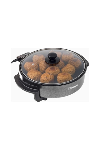 Bestron Ahp1200 Elektrikli Party Pan 28,5 Cm Yapışmaz Tava 1500 W Elektrikli Tencere/tavalar Siyah