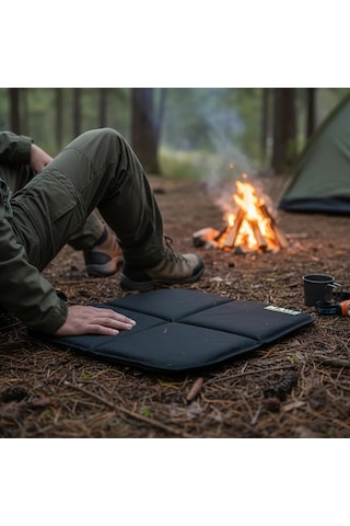 Haegs Outdoor Oturma Minderi, Kamp Matı, Yürüyüş, Stadyum Ve Seyahat İçin Katlanabilir Su Geçirmez Oxford Kumaş Çok Renkli