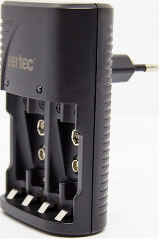 Sertec Stc C9V Otomatik Hızlı Şarj Cihazı Pilsiz Aa Aaa 9V