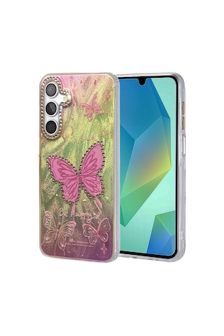 Samsung Galaxy A25 5g Kılıf Blade Aynalı Desenli Kapak - Desen 5 Diğer