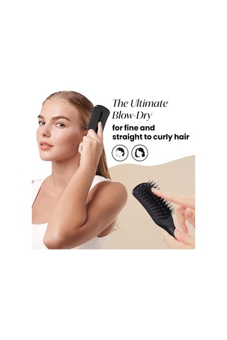 Lexroo The Ultimate Blow Dry Jet Black Saç Şekillendirici Fırça-tarak Easy Dry & Go