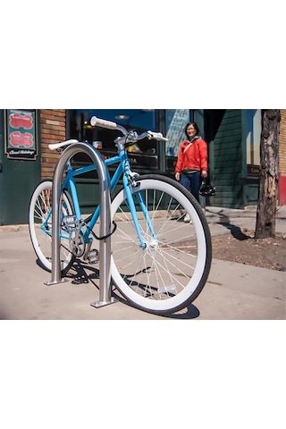 Bisiklet Park Yeri Bisiklet Park Demiri 1 Adet Gri