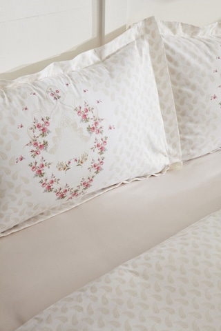 Karaca Home Sonya Pamuk Çift Kişilik Nevresim Takımı Yeşil