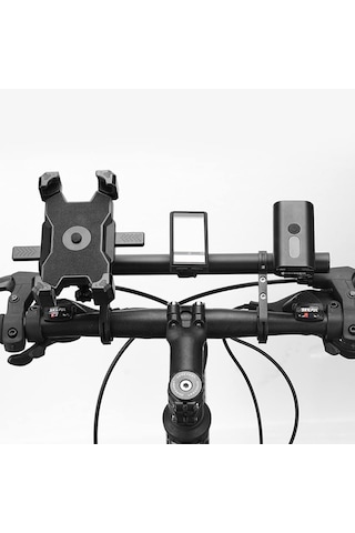 Vona Hbe-2022 Km Saati/far Tutucu 22cm Siyah