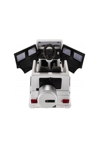 Babyhope 439 Akülü Jeep Araba Sedef Beyaz