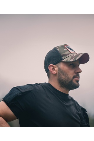 North Mountain Alfa Taktik Kolları Cırtlı Patch Takılabilen T-shirt - Pamuklu Haki Yeşili Taktik T-shirt Çok Renkli