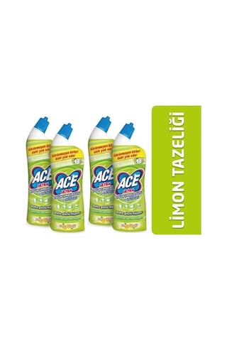 Ultra Power Jel Kıvamlı Çamaşır Suyu Limon Tazeliği 750 Ml X4 Adet Diğer