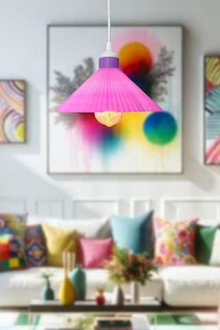 Salon Avize,mutfak Avize,14 Farklı Renk Yatak Odası Avize,pinterest Avize, Bohem Avize E27 Duy Mor