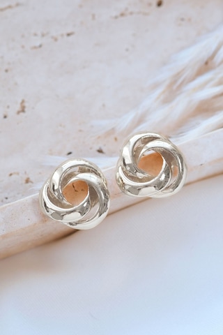 Aurrari Silver Loop Küpe Çok Renkli