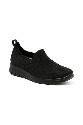 Sneaker Günlük Kadın 27 J42 K8 Fly Flot Cloth Shoe Black Siyah