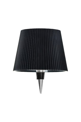 Konesam Usb Şarjlı Rgb Led Feneri, Cam Şişelere Takılabilir, Ambiyans Ve Okuma Işığı, Siyah Plastik Tasarım, Kablosuz Kullanım Siyah