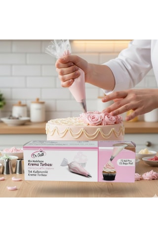 Mini Kalem Krema Orijinal Kutulu Torbası 72 Adet Plastik Tr