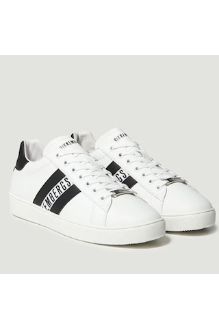 Sneaker Günlük Erkek 19134/cp A Bkku Bikkembergs 64039996 Scarpa Uomo Mıcrofıber Bianco Bianco