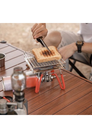Geeksen Çelik Fırın Izgara, Katlanabilir, Dışarıda Piknik Kamp İçin, M Büyüklüğü, Eşit Isıtma, Temizlenmesi Kolay Çok Renkli