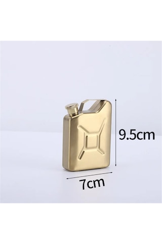 Kosona 5 Unca 146ml Taşınabilir Çelik Şarap/whiskey Flashtasi - Kaliteli Paslanmaz Çelik, Sağlam Kapak, Outdoor Piknik Kamp İçin Altın Rengi Altın