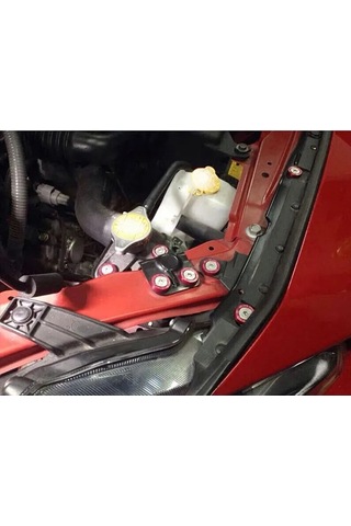 Mufunye Otomotiv Kullanıma 20 Mm Metal Cıvata Seti - 10 Adet Çelik M6x20 Cıvata Ve Alüminyum Yıkama Kaput, Far, Tampon Uygun