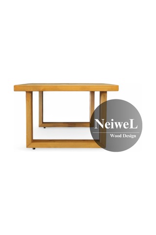 Neiwel Nain Doğal Ahşap Sehpa-70-200 Açık Ceviz