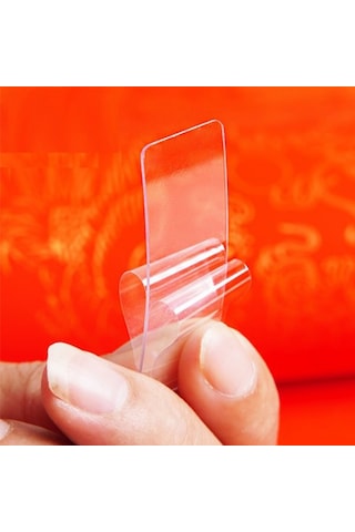 Çift Taraflı Şeffaf Bant Şeffaf Bant 60 Parça Kutulu 1cm x 4.5cm
