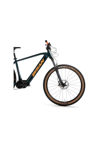 Bisan Envious Xc Mountain Xt - 27.5 Jant 15'' S Kadro 39.5cm Elektrikli Dağ Bisikleti - Petrol Yeşili Turuncu Çok Renkli
