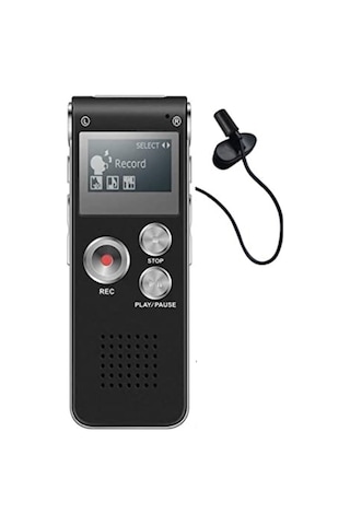 Kingboss HS-27 16 GB Dijital Ses Kayıt Cihazı Siyah