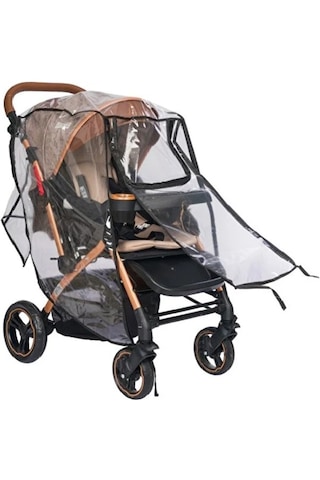 Tommy Baby Fermuarlı Yağmurluk Şeffaf