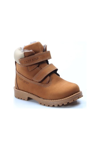 Fast Step Hakiki Deri Kürklü Unisex Çocuk Worker Bot 006kpa1001 001