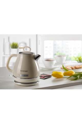 Ariete Vintage Elektrikli Su Isıtıcı 1 Litre Bej 2868/03 - Paslan