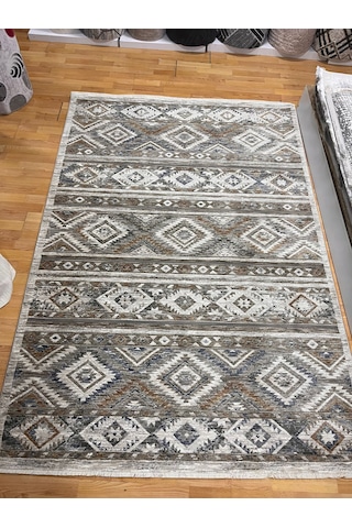 Merinos Halı Valeria Serisi 91008-060 Vintage Etnik Desenli Salon Oturma Odası Halısı Çok Renkli