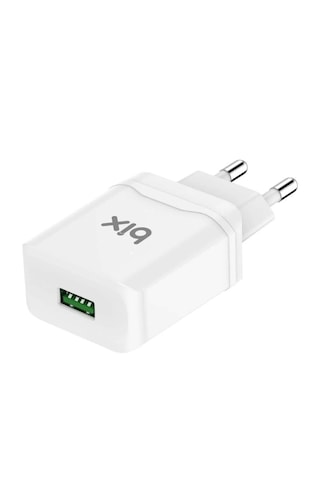 Bix 18w Qc 3.0 Hızlı Şarj Cihazı Ve Type-c Usb Kablo Beyaz