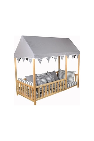 Köşk_Mobilya Köşk Mobilya Çatılı Montessori Yatak 90X190