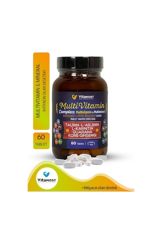 Vitapol Multi Vtamin Complex 60 Tablet 1400 Mg