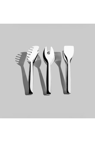 Nehir 3 Parça Paslanmaz Çelik Maşa Takımı