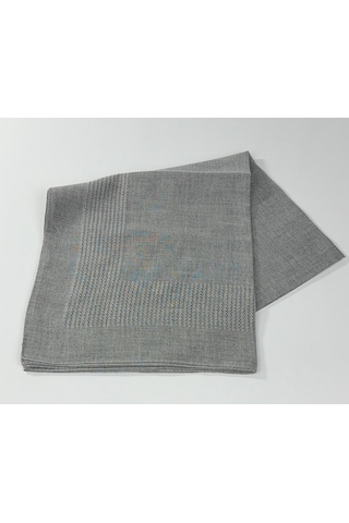 Miray Pano Pamuk Eşarp - 95 X 95 - 0622 Platin Gri